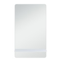 Miroir de salle de bain tablette blanche L40 cm SIMONA