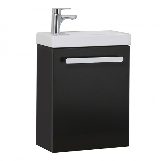 Meuble lave mains noir carbone NEVADA