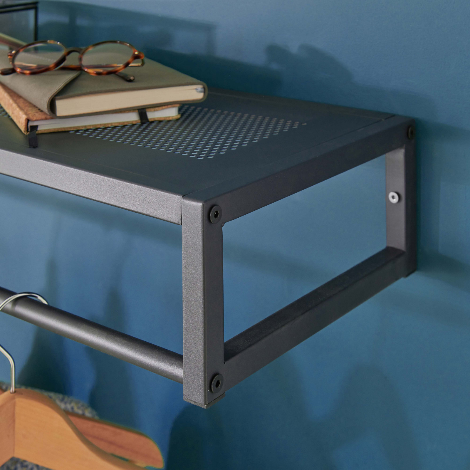 Etagère penderie murale 90 cm - GRIF