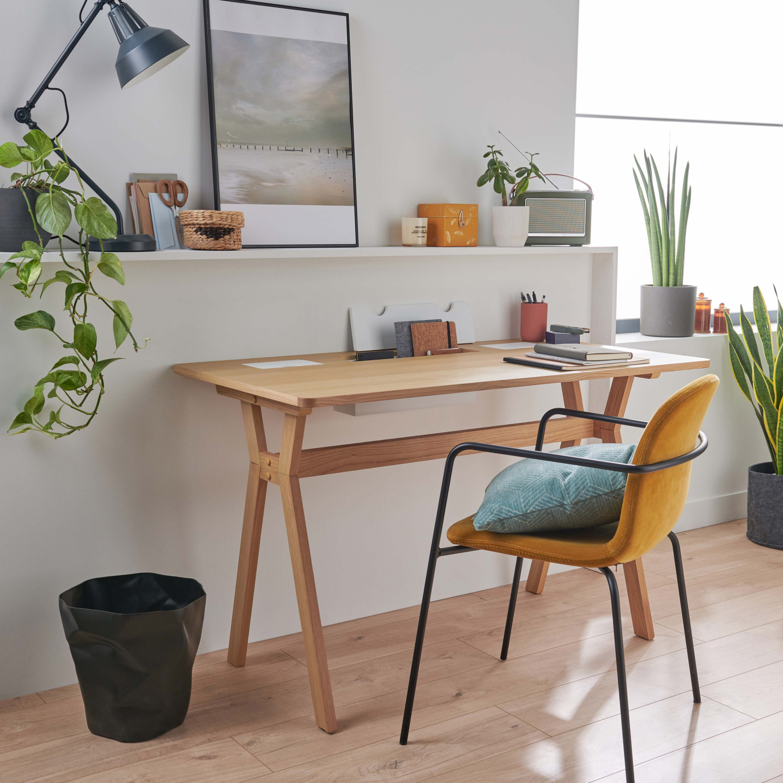 Bureau scandinave Bois 120 cm Mobox