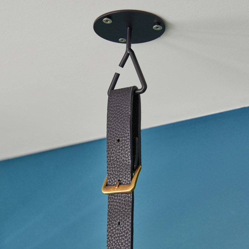 Kit penderie VIKY effet cuir - Penderie suspendue sous plafond