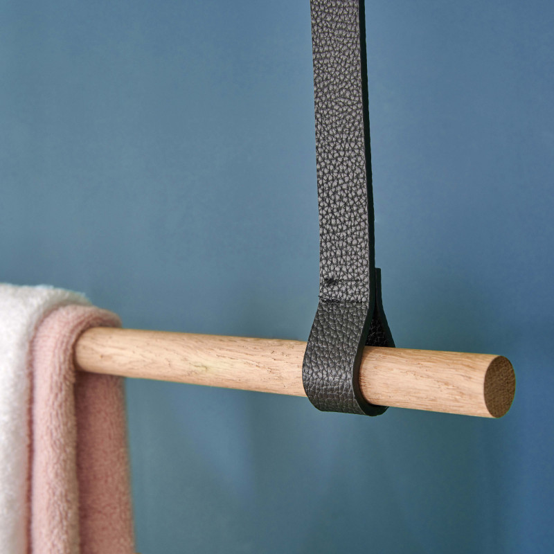 Kit penderie VIKY effet cuir - Penderie suspendue sous plafond