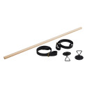 Kit penderie VIKY effet cuir - Penderie suspendue sous plafond Kit penderie VIKY effet cuir - Penderie suspendue sous plafond