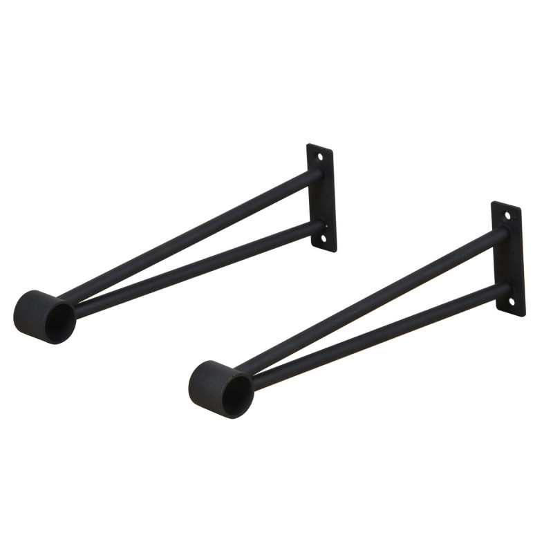 Portant penderie / barre murale Chêne YSIA