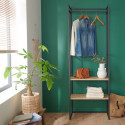 Portant Vêtements en Bois et Métal L70 x H200cm ASHTON