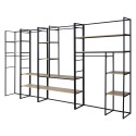Portant Vêtements en Bois et Métal - Lot de 4 - ASHTON Portant Vêtements en Bois et Métal - Lot de 4 - ASHTON