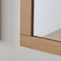 Miroir salle de bain chêne naturel L50 x H70 ATOLL