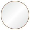 Miroir Mural Rond en Chêne Naturel Diamètre 150 cm - FAB
