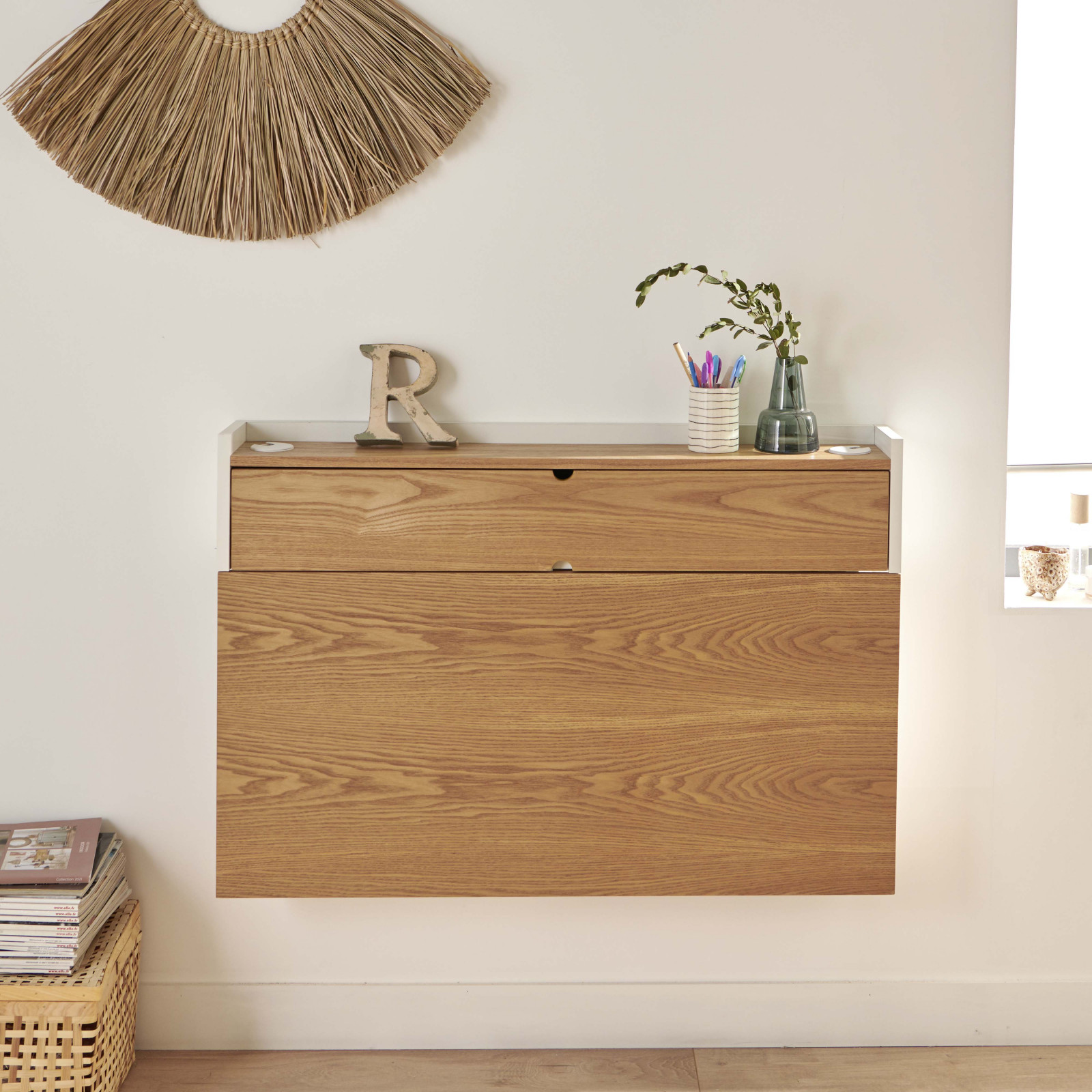 Bureau Bois Design 100 cm U-LINE