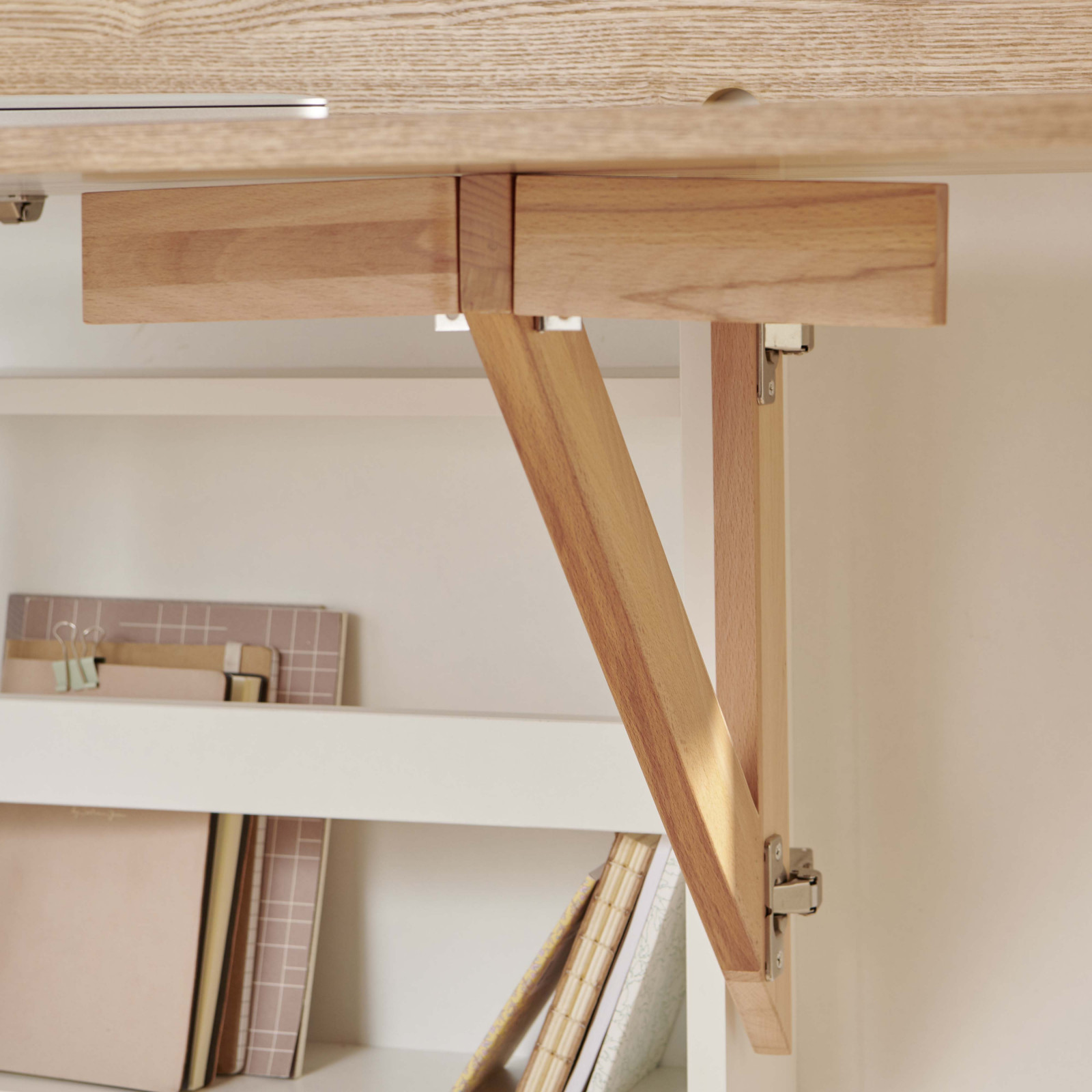 Bureau Bois Design 100 cm U-LINE