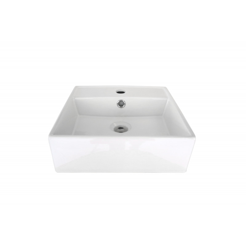 Vasque blanche à poser Céramique L38 NINO