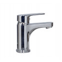 Meuble lave-mains noir carbone AVA avec robinet chromé