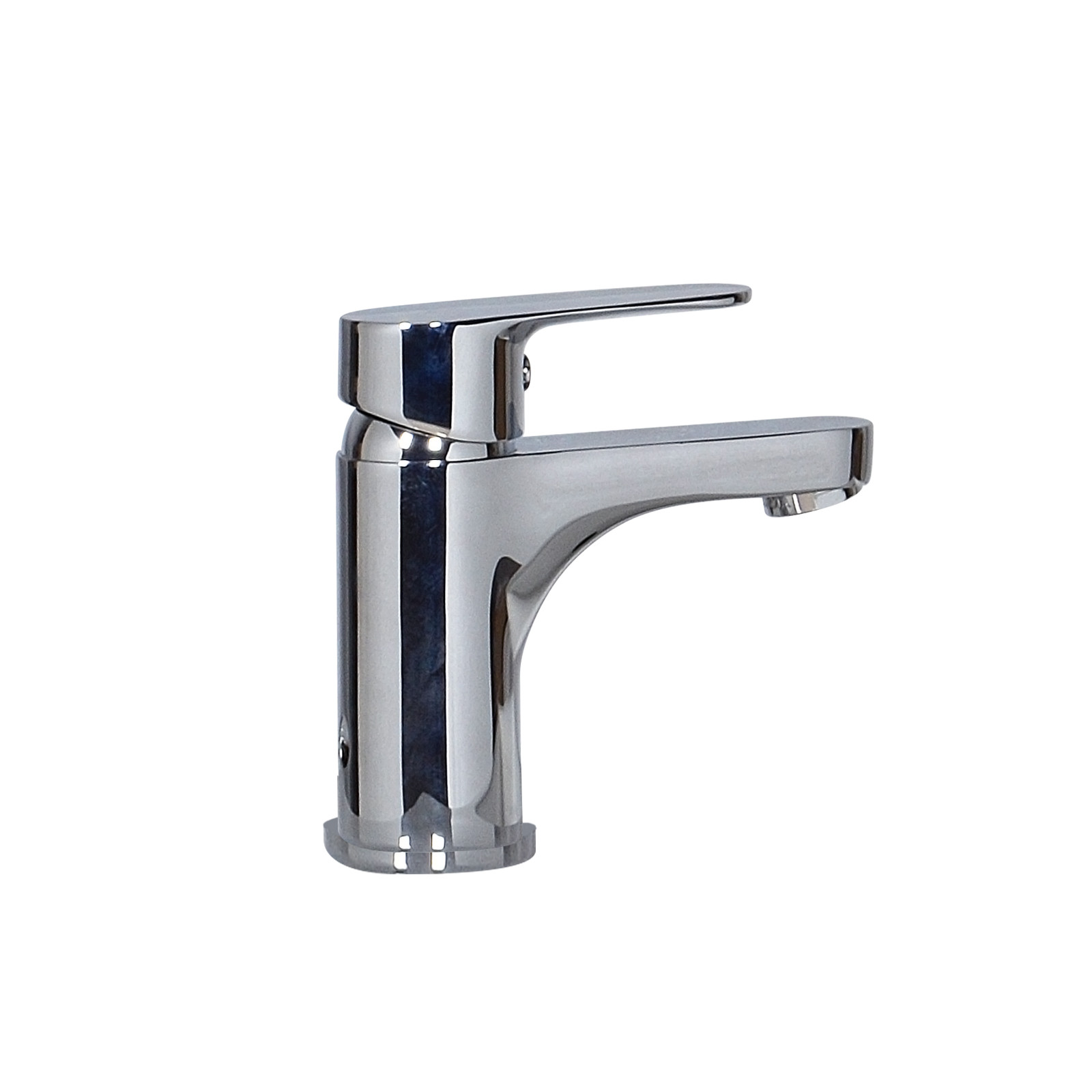 Meuble lave-mains noir carbone AVA avec robinet chromé Meuble lave-mains noir carbone AVA avec robinet chromé