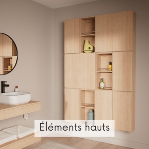 éléments hauts meuble de salle de bain