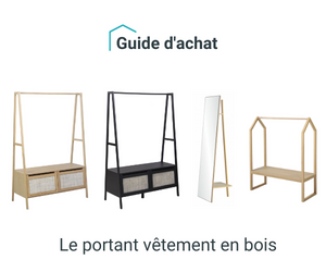 Guide d'achat : le portant vetement en bois