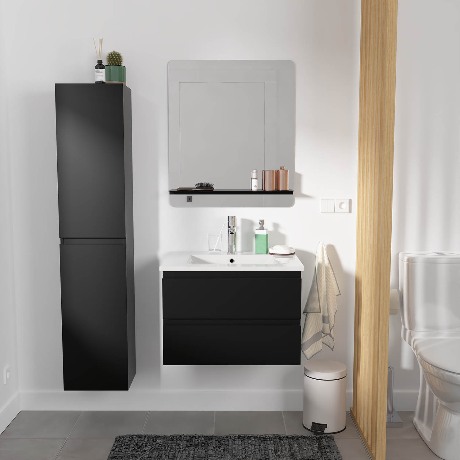 Comment décorer une salle de bain noire de manière moderne ?